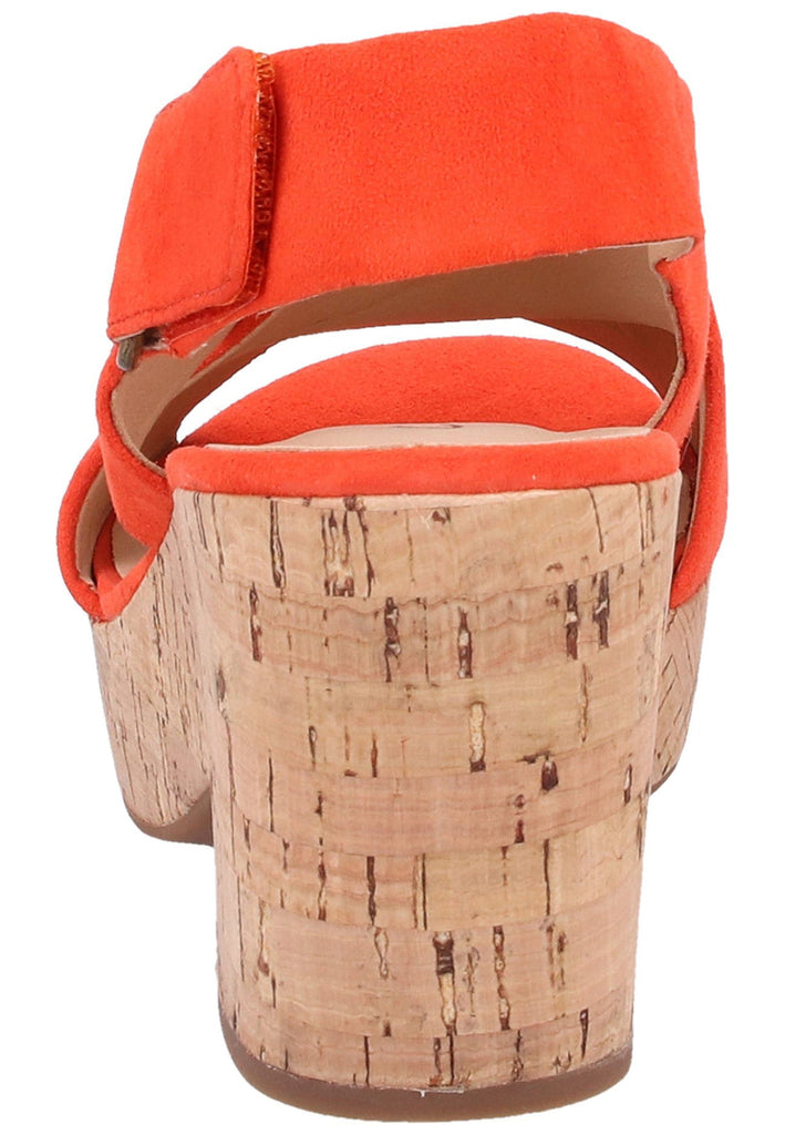 Clarks Sandalen Veloursleder Orange - surf4shoes