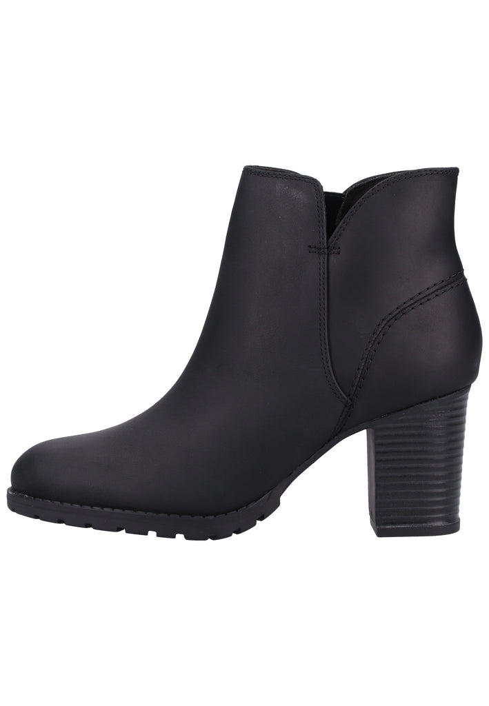 Clarks Stiefelette Leder Schwarz - surf4shoes