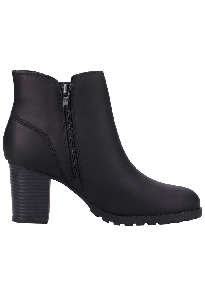 Clarks Stiefelette Leder Schwarz - surf4shoes