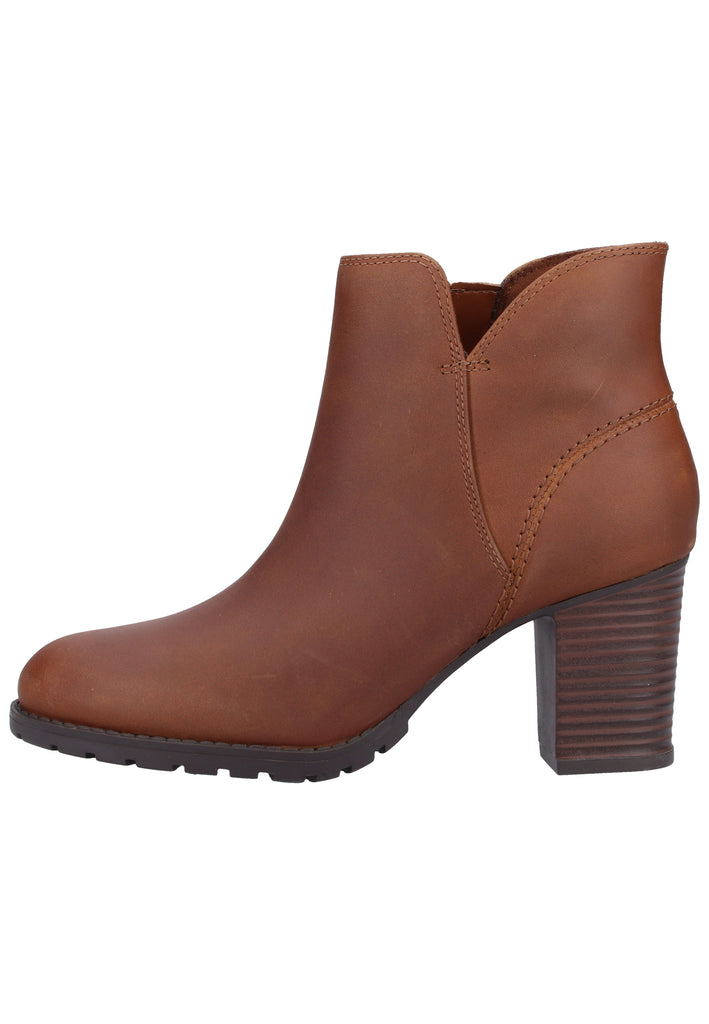 Clarks Stiefelette Leder Tan - surf4shoes