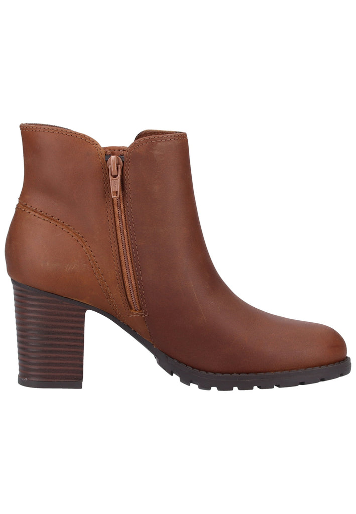 Clarks Stiefelette Leder Tan - surf4shoes