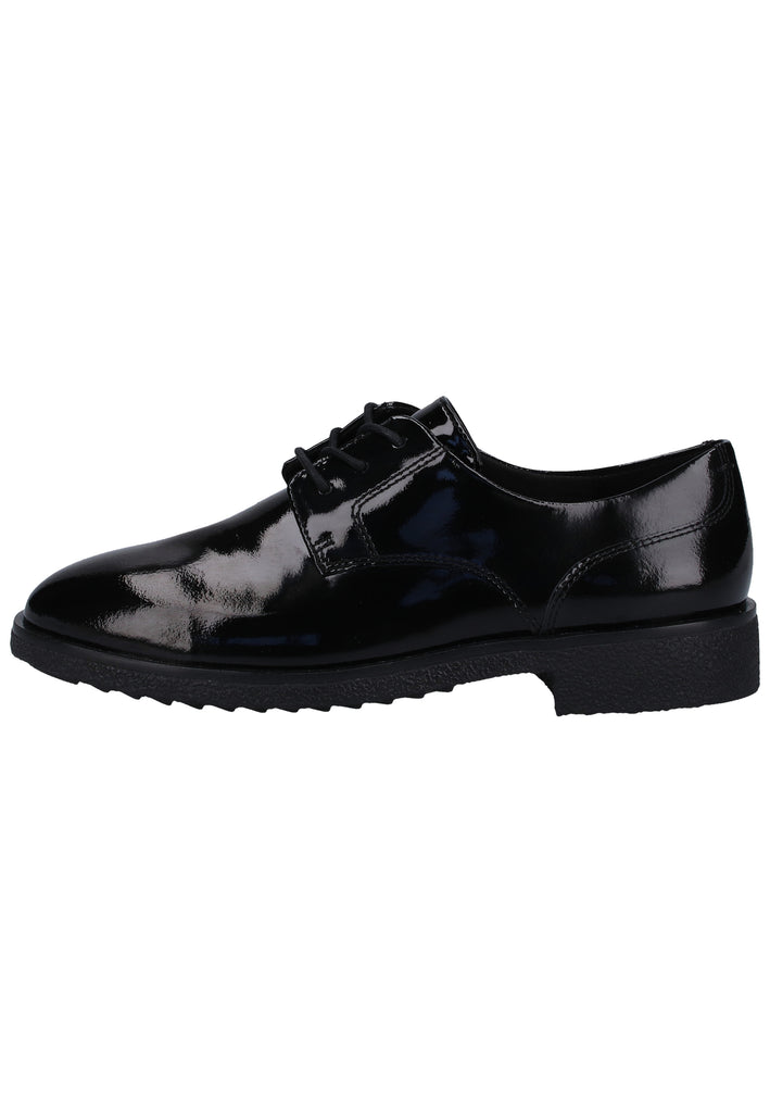 Clarks Halbschuhe Leder Schwarz - surf4shoes