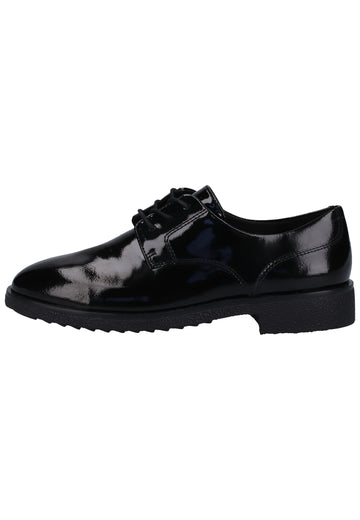Clarks Halbschuhe Leder Schwarz - surf4shoes