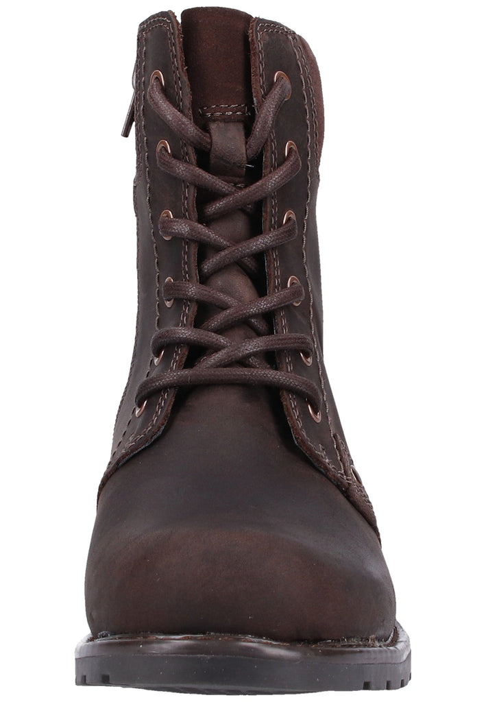 Clarks Stiefelette Nubukleder Dunkelbraun - surf4shoes