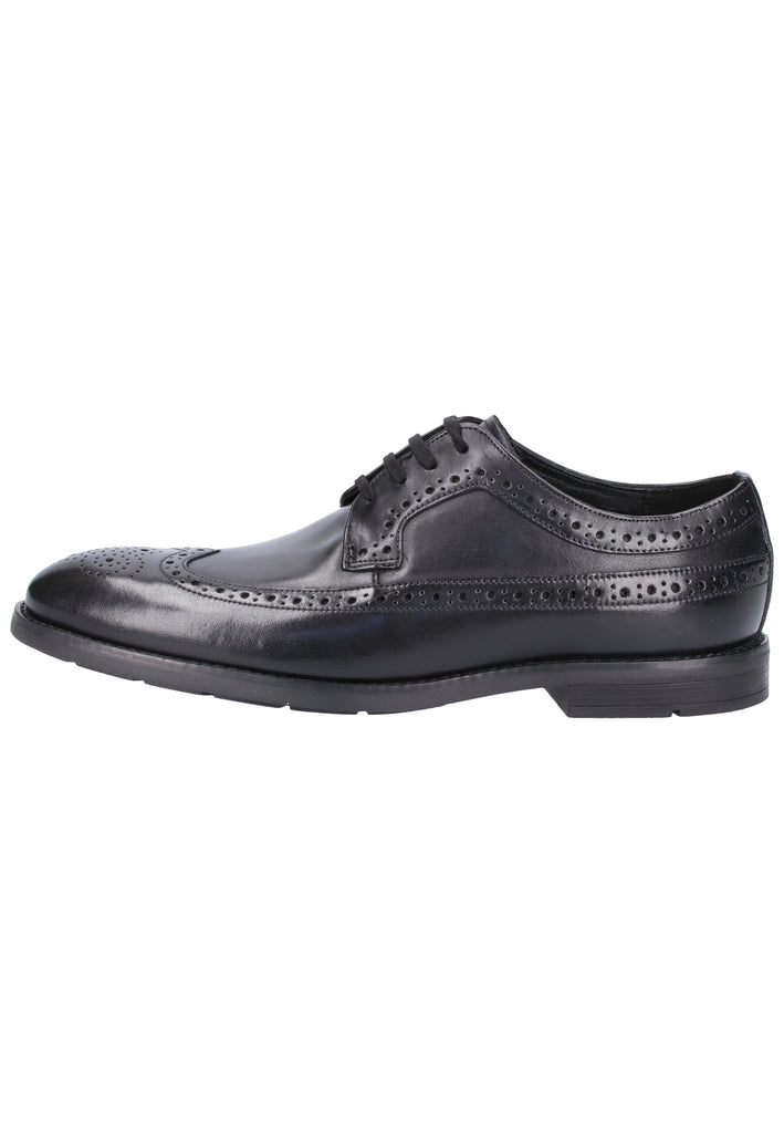 Clarks Businessschuhe Leder Schwarz - surf4shoes