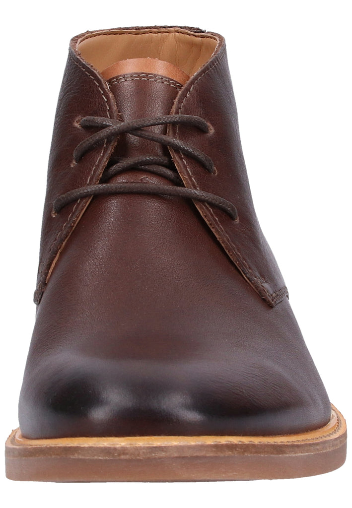 Clarks Halbschuhe Leder dunkelbraun - surf4shoes