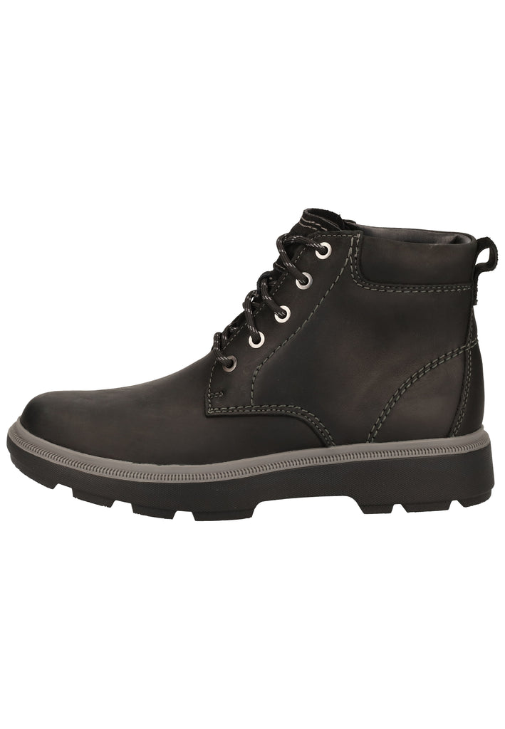 Clarks Stiefelette Leder Schwarz - surf4shoes