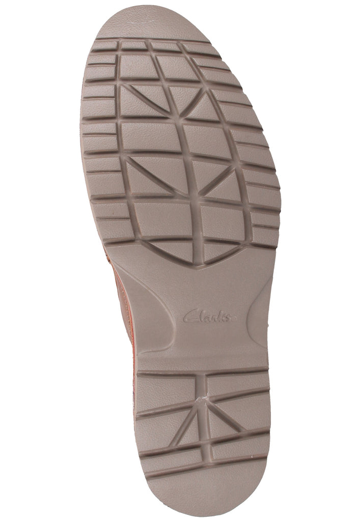 Clarks Halbschuhe Leder Tan - surf4shoes