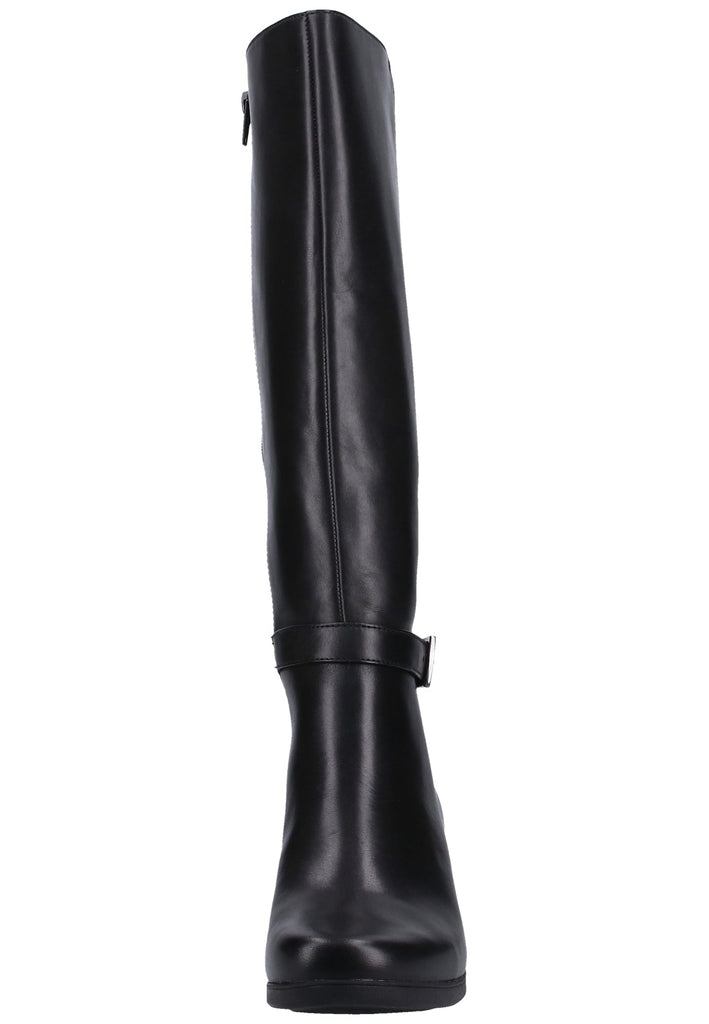 Clarks Stiefel Leder Schwarz - surf4shoes