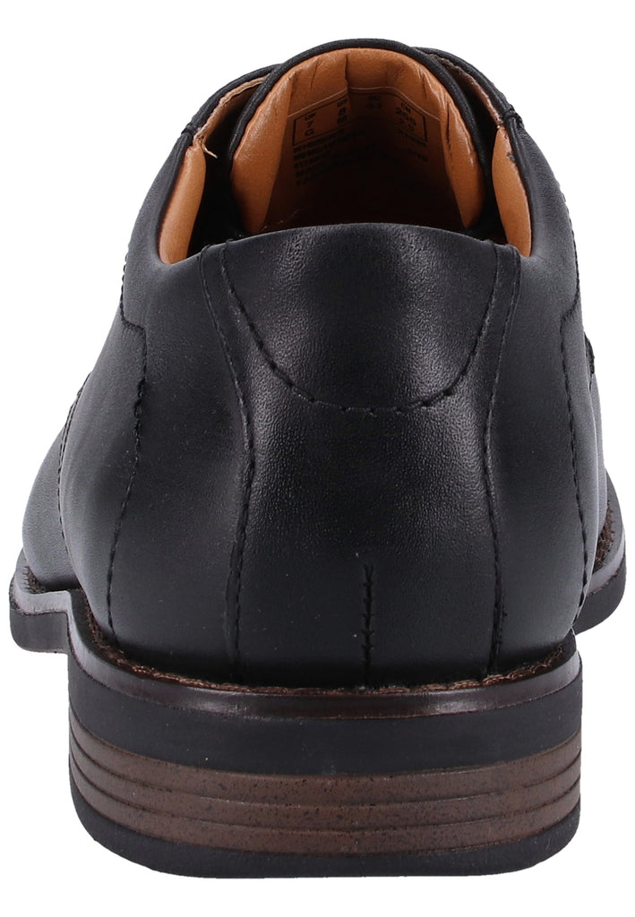 Clarks Businessschuhe Leder Schwarz - surf4shoes