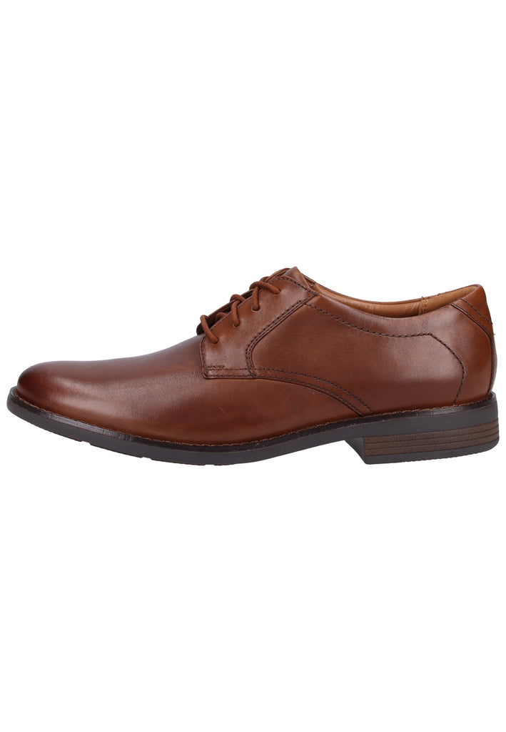 Clarks Businessschuhe Leder Braun - surf4shoes
