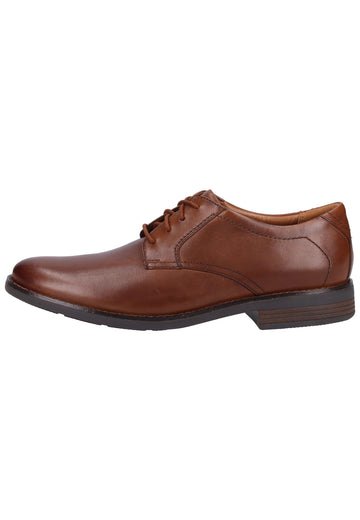 Clarks Businessschuhe Leder Braun - surf4shoes