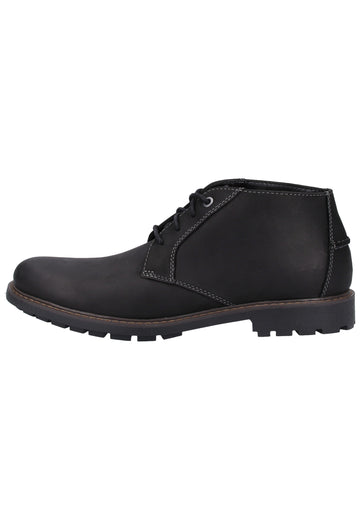 Clarks Halbschuhe Leder Schwarz - surf4shoes