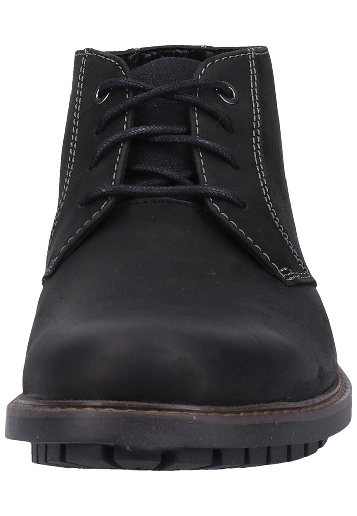 Clarks Halbschuhe Leder Schwarz - surf4shoes
