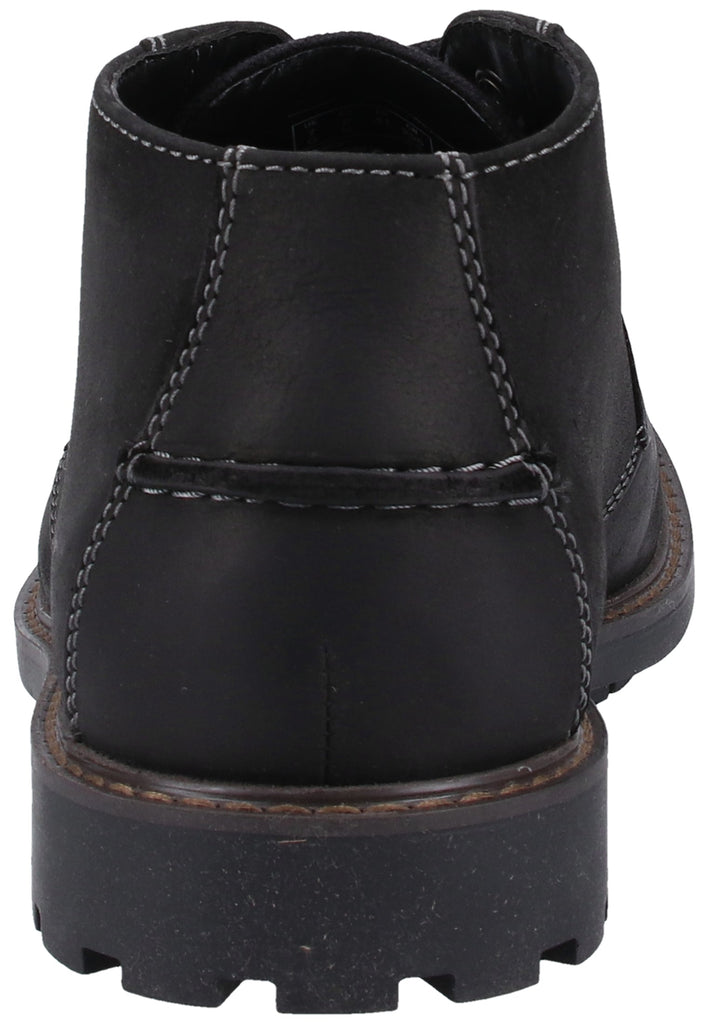 Clarks Halbschuhe Leder Schwarz - surf4shoes