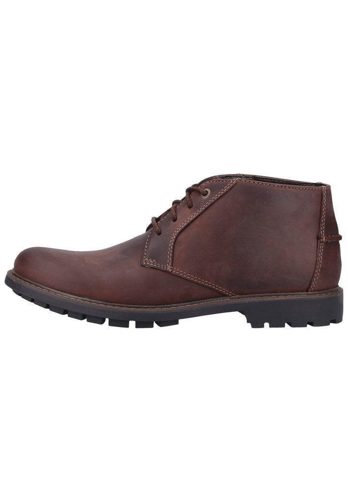 Clarks Halbschuhe Leder dunkelbraun - surf4shoes