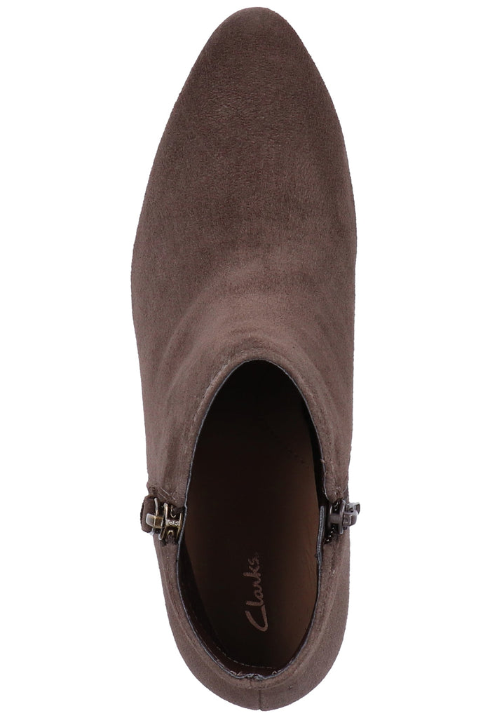 Clarks Pumps Veloursleder dunkelbraun - surf4shoes