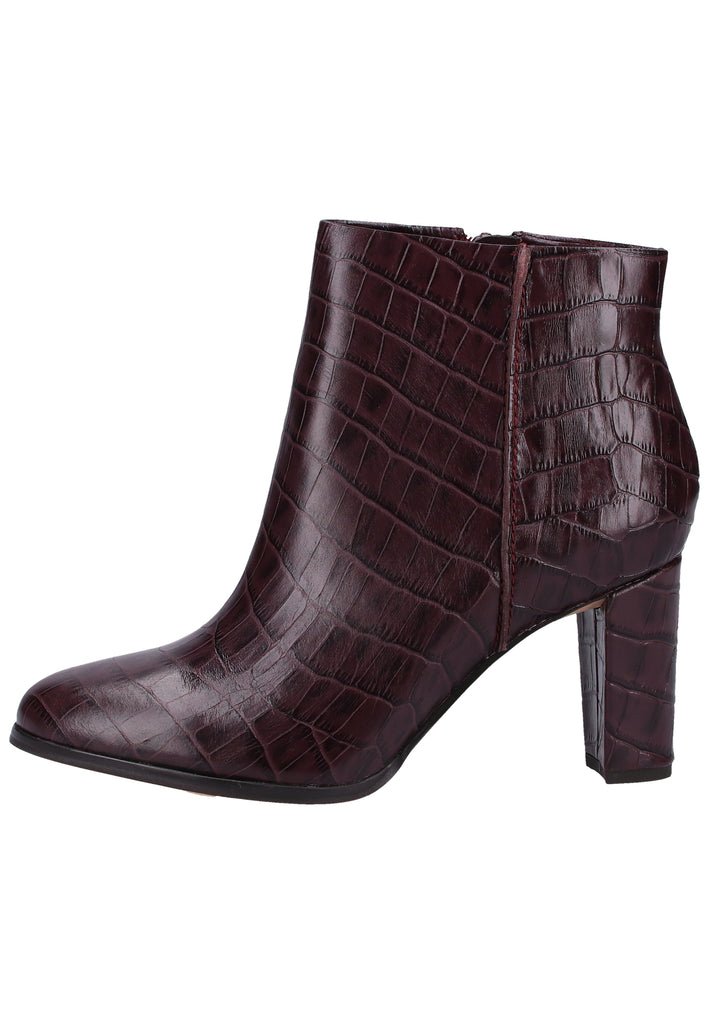 Clarks Stiefelette Leder Burgundy - surf4shoes