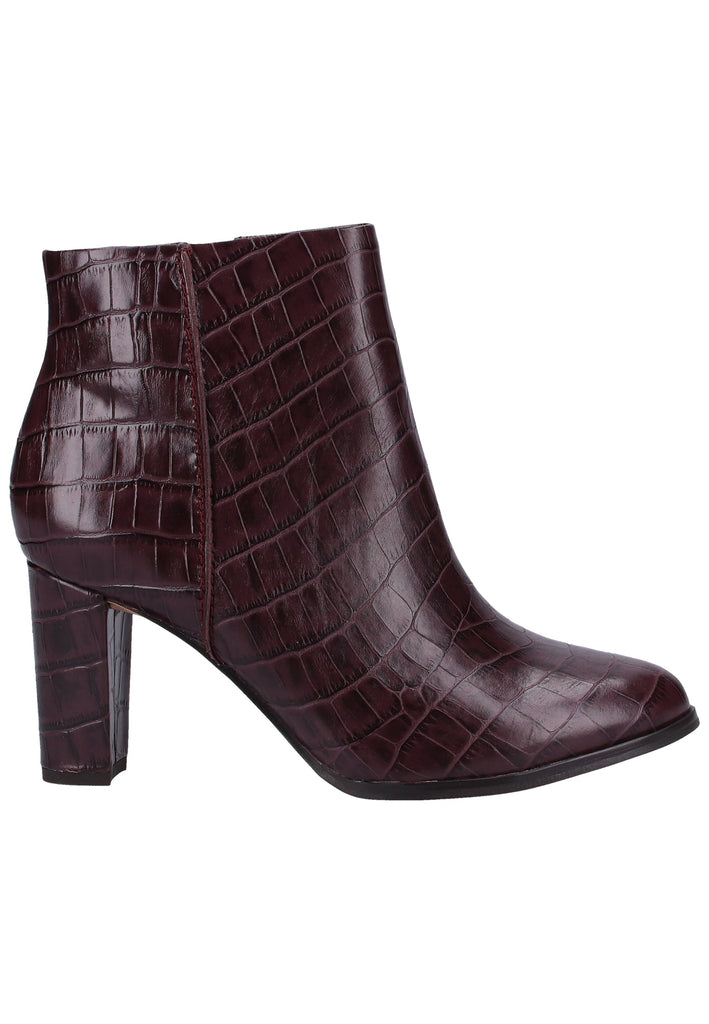 Clarks Stiefelette Leder Burgundy - surf4shoes
