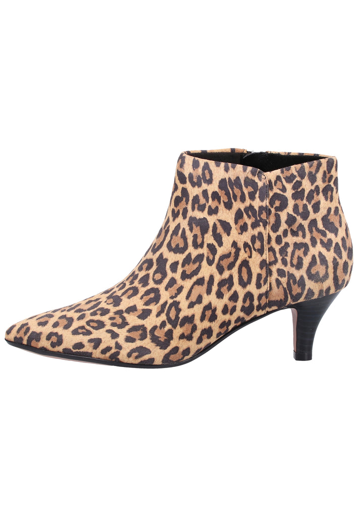Clarks Stiefelette Veloursleder Leopard - surf4shoes