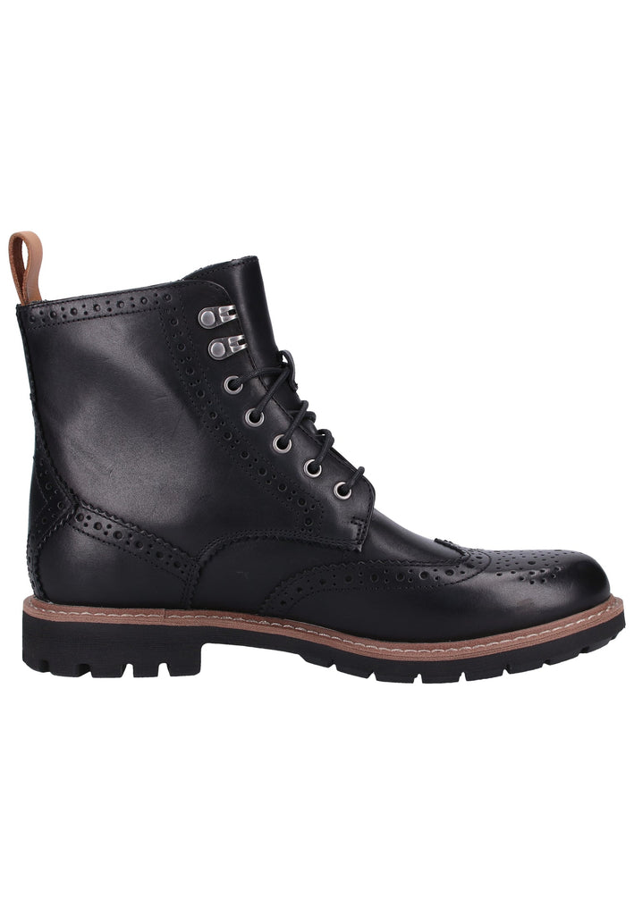 Clarks Halbschuhe Leder Schwarz - surf4shoes