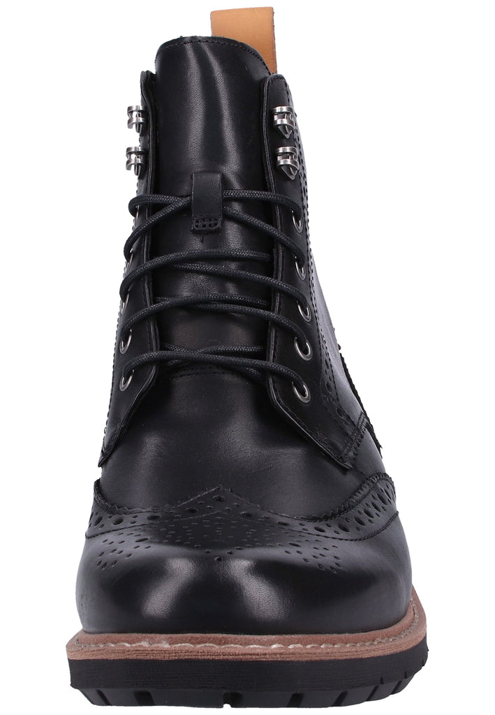 Clarks Halbschuhe Leder Schwarz - surf4shoes