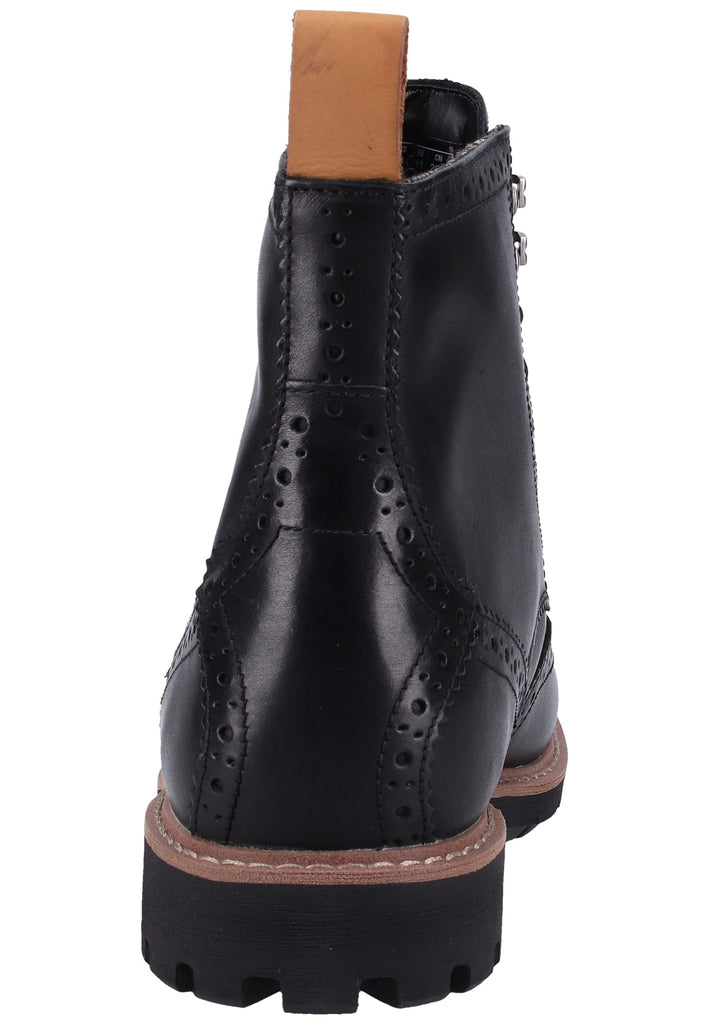 Clarks Halbschuhe Leder Schwarz - surf4shoes