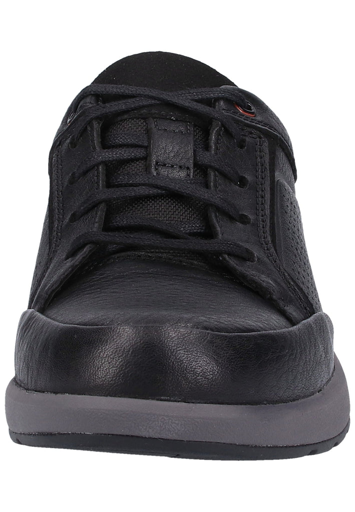Clarks Sneaker Leder Schwarz - surf4shoes