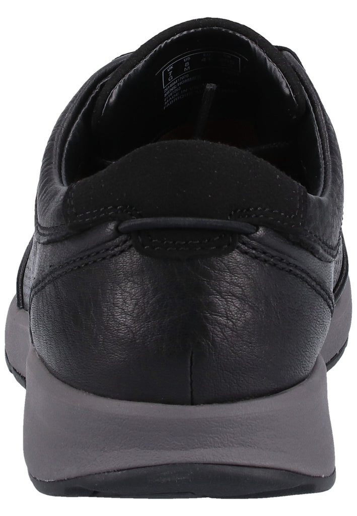 Clarks Sneaker Leder Schwarz - surf4shoes