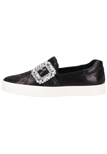 Caprice Slipper Leder Schwarz - surf4shoes