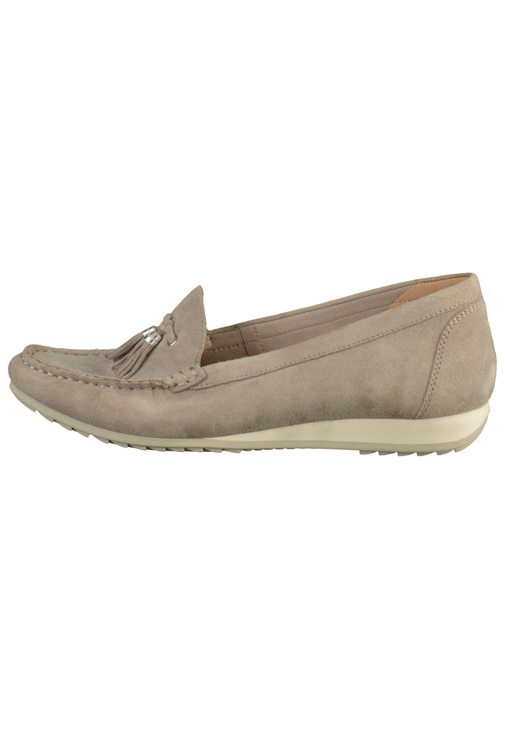 Caprice Slipper Veloursleder Hellgrau - surf4shoes