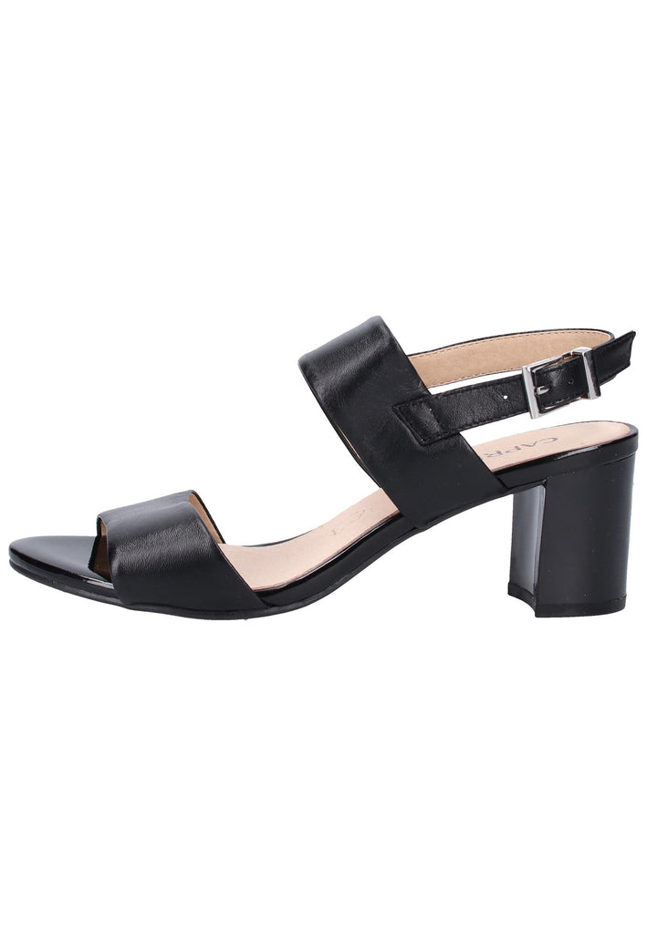 Caprice Sandalen Nappaleder Schwarz - surf4shoes