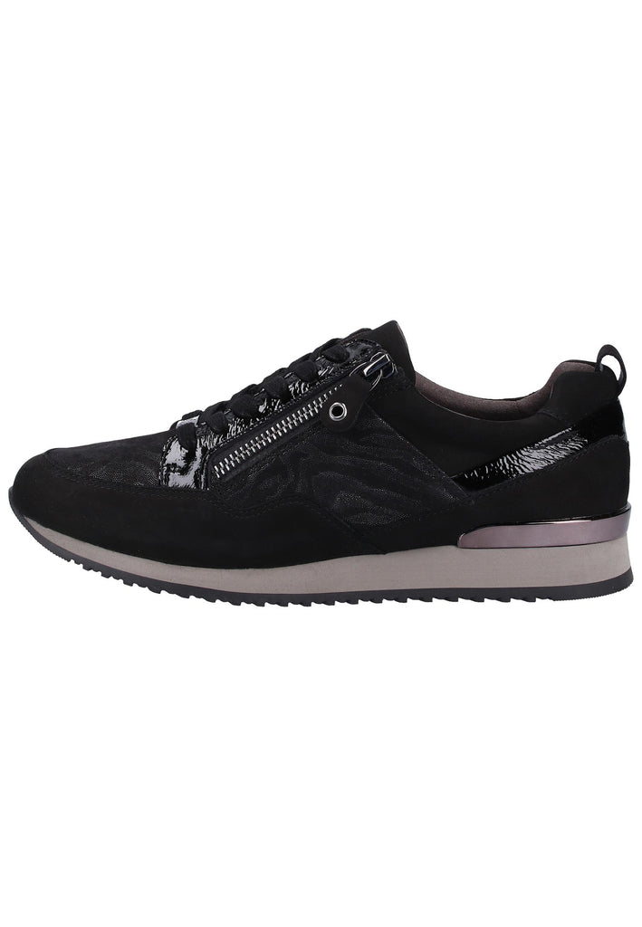 Caprice Sneaker Leder Schwarz/Weiß - surf4shoes