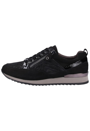 Caprice Sneaker Leder Schwarz/Weiß - surf4shoes