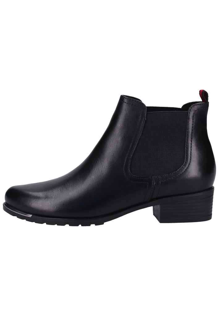 Caprice Stiefelette Nappaleder Schwarz - surf4shoes