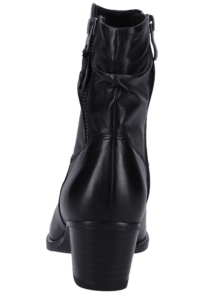 Caprice Stiefelette Nappaleder Schwarz - surf4shoes