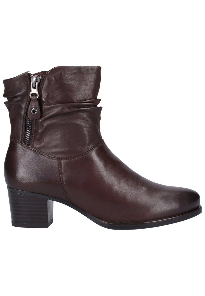 Caprice Stiefelette Nappaleder Dunkelbraun - surf4shoes