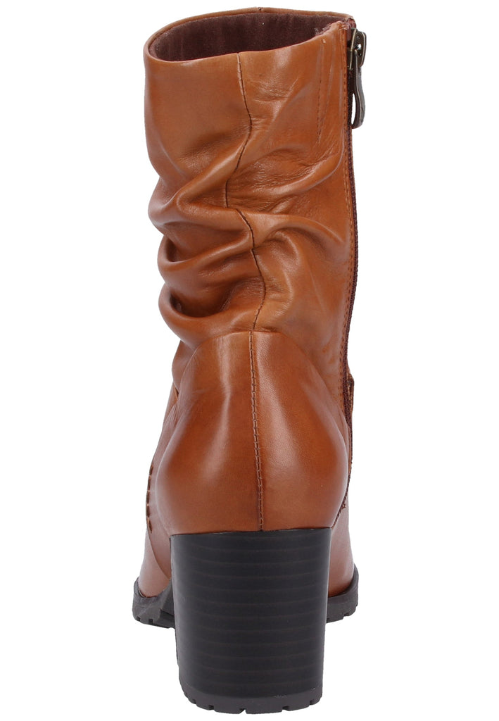 Caprice Stiefelette Nappaleder Nuss Warmfutter - surf4shoes