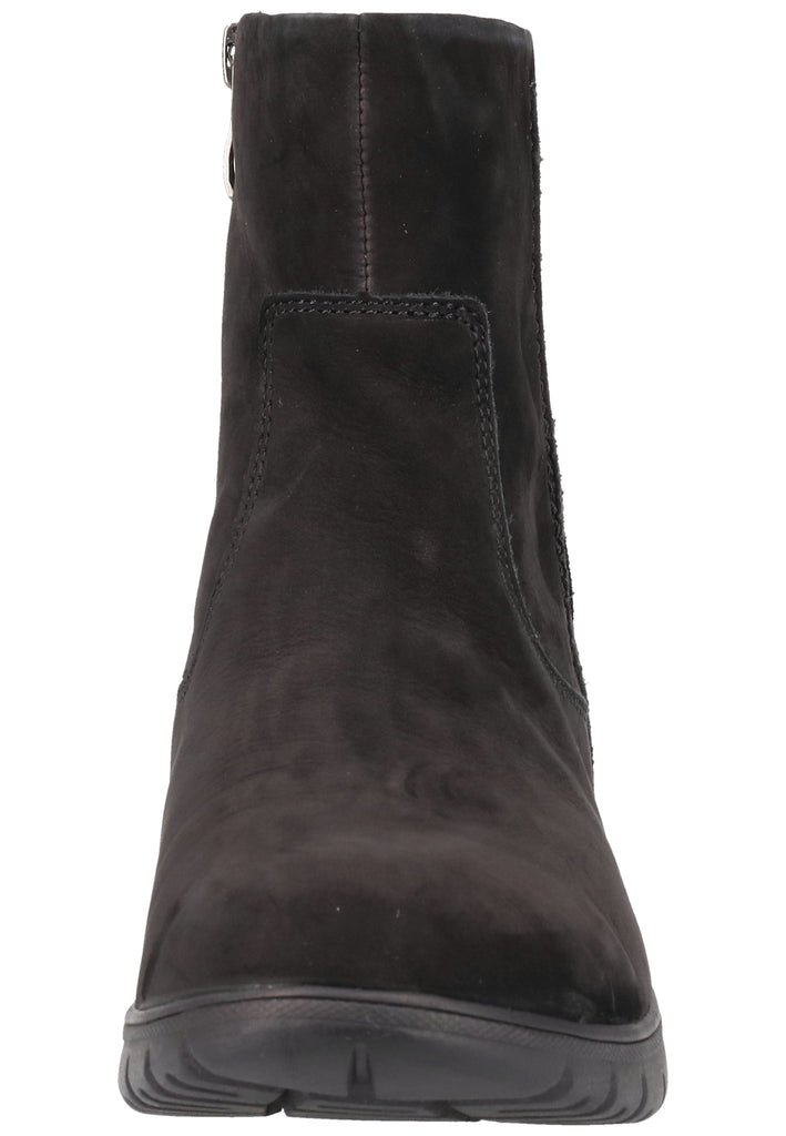 Caprice Stiefelette Nubukleder Schwarz Warmfutter - surf4shoes