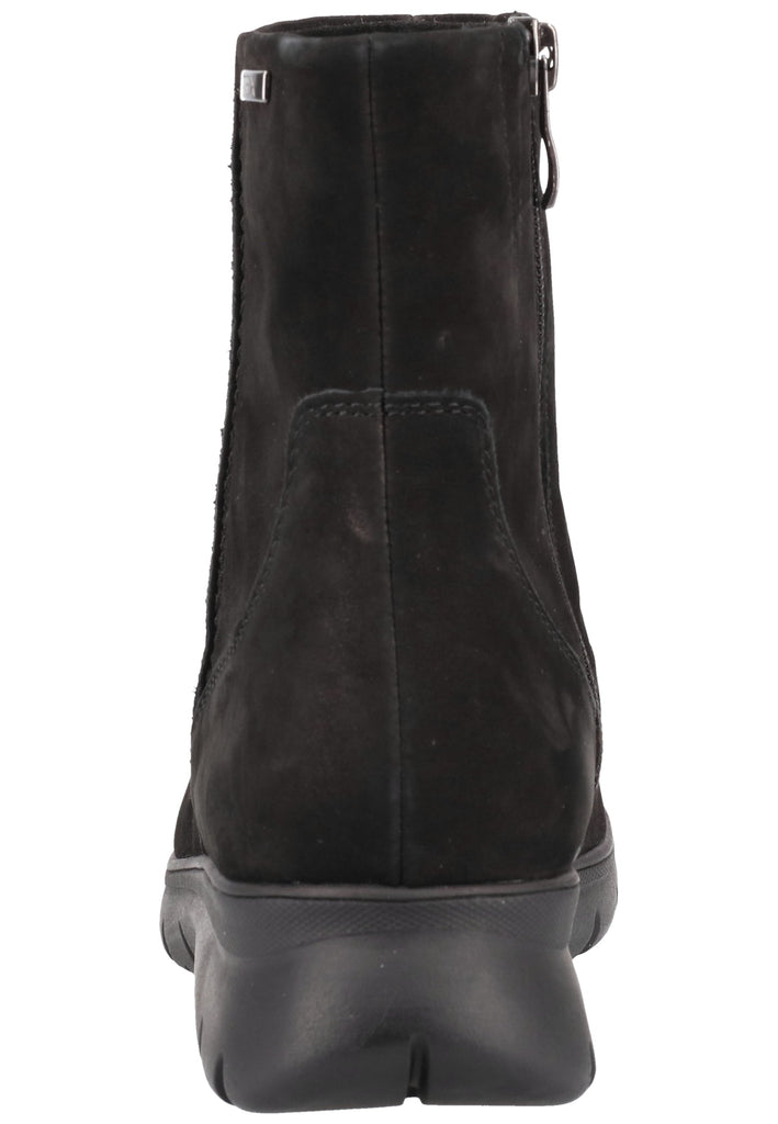 Caprice Stiefelette Nubukleder Schwarz Warmfutter - surf4shoes