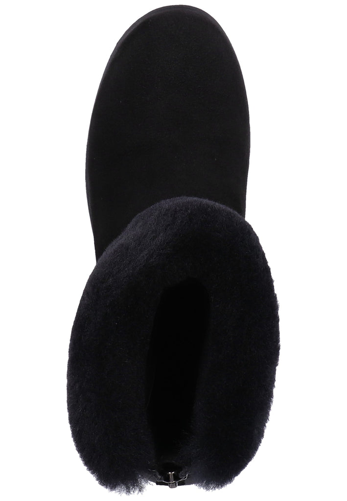 Caprice Stiefelette Veloursleder Schwarz - surf4shoes