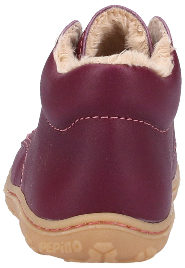 Pepino Halbschuhe Leder Lila Warmfutter - surf4shoes