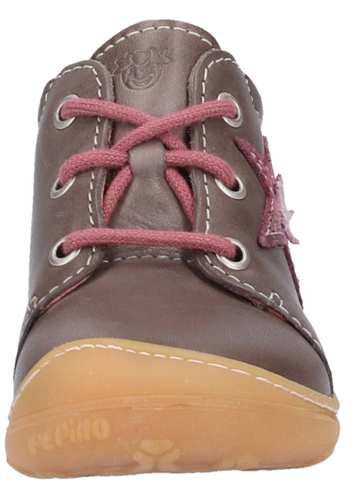 Pepino Halbschuhe Leder Grau/Rosa - surf4shoes