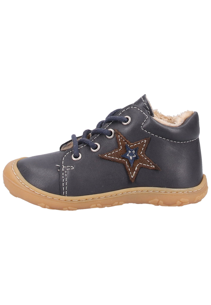 Pepino Halbschuhe Leder Dunkelblau Warmfutter - surf4shoes