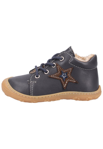 Pepino Halbschuhe Leder Dunkelblau Warmfutter - surf4shoes