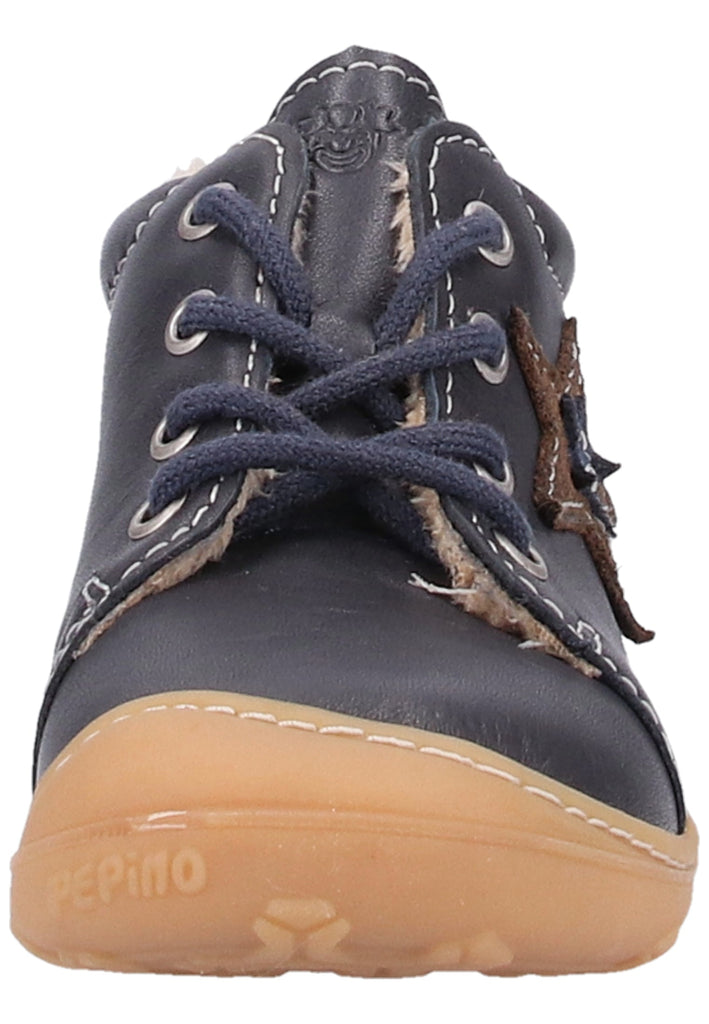 Pepino Halbschuhe Leder Dunkelblau Warmfutter - surf4shoes