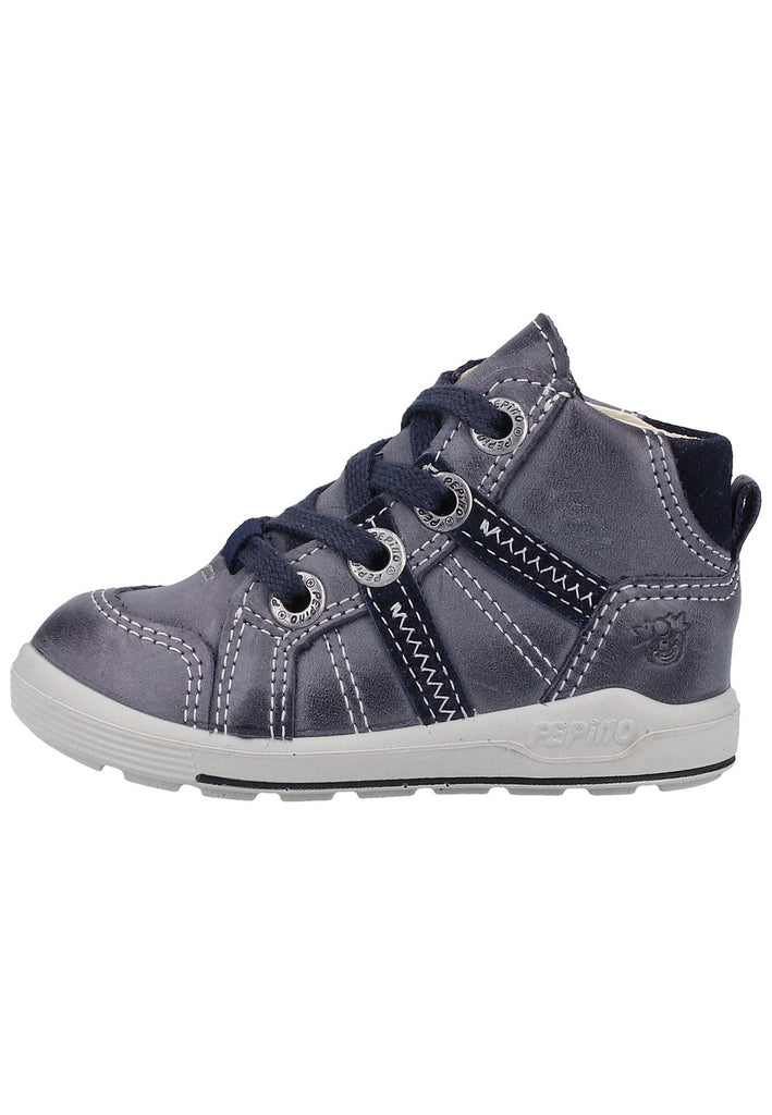 Pepino Halbschuhe Leder Blau/Grau - surf4shoes