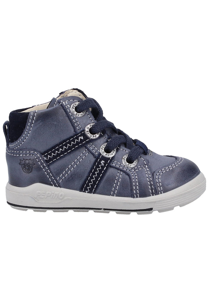 Pepino Halbschuhe Leder Blau/Grau - surf4shoes
