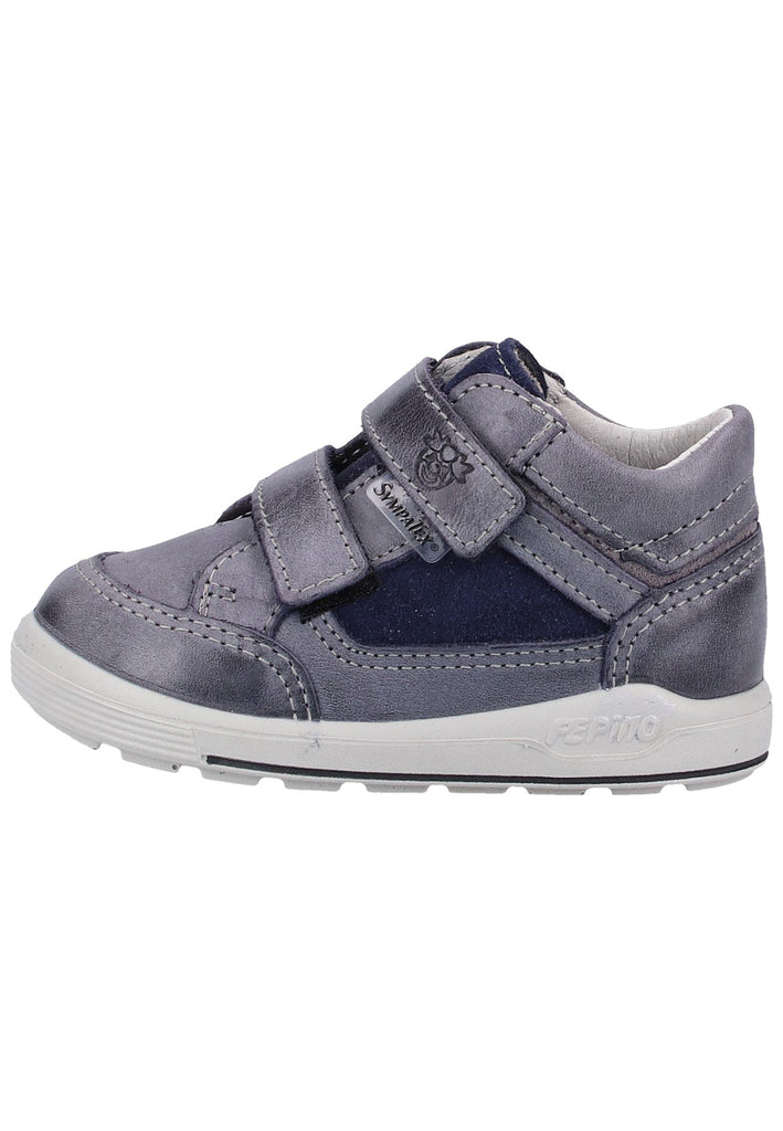 Pepino Halbschuhe Leder Blau/Grau - surf4shoes