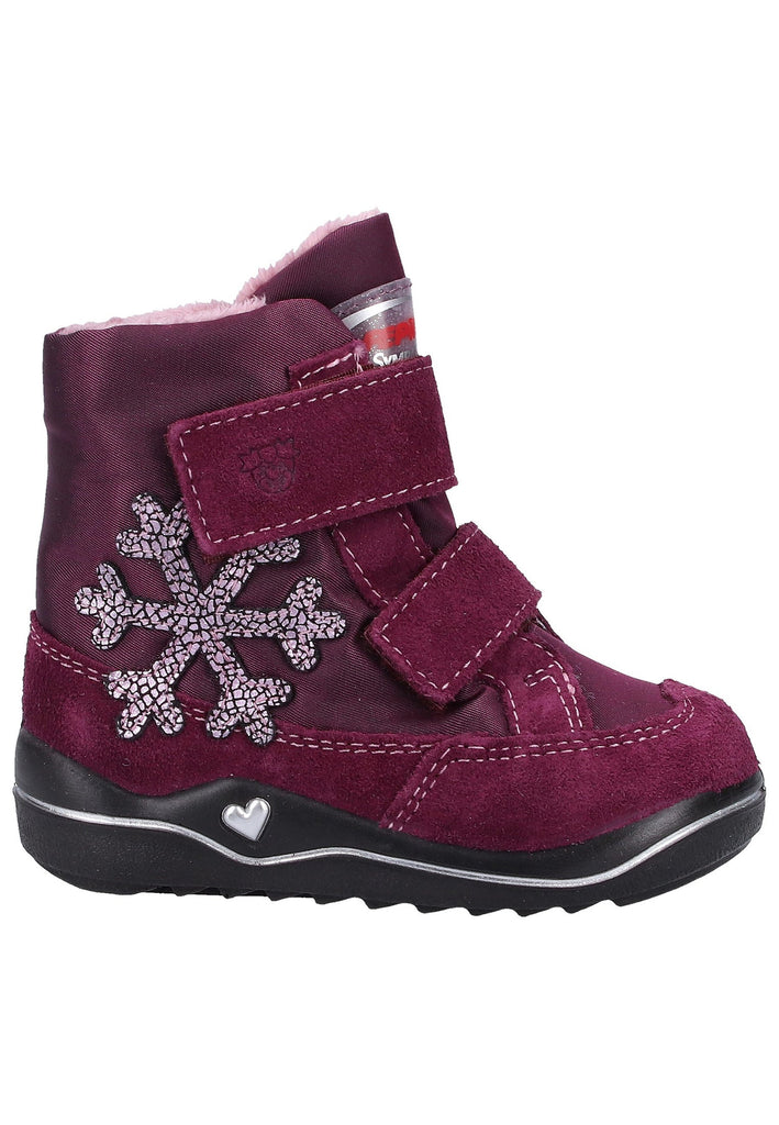Pepino Stiefel Leder/Textil Lila Warmfutter - surf4shoes